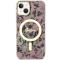 Guess Guess Mobilskal till iPhone 14 MagSafe Flower - Rosa
