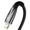 BASEUS Baseus USB-C till Lightning kabel 20W 2m - Svart