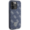 Guess Guess iPhone 15 Pro Max Mobilskal Triangle Metall Logo - Blå