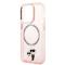 KARL LAGERFELD Karl Lagerfeld Mobilskal till iPhone 14 Pro Magsafe - Rosa