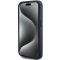 Guess Guess iPhone 15 Pro Max Mobilskal Triangle Metall Logo - Blå