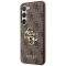 Guess Guess Mobilskal till Galaxy S24 Big Metall Logo - Brun
