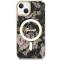 Guess Guess Mobilskal till iPhone 14 MagSafe Flower - Svart