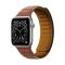 OEM Apple Watch 2/3/4/5/6/SE (38/40/41mm) Armband Magnetic Strap - Brun