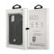 BMW BMW Läder Perforate Sides Skal iPhone 12 / 12 Pro - Svart