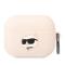 KARL LAGERFELD Karl Lagerfeld AirPods Pro Skal Silicone Choupette Head 3D - Rosa