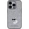 KARL LAGERFELD Karl Lagerfeld iPhone 15 Pro Mobilskal Fixed Glitter Metal Pin