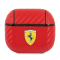 Ferrari Ferrari Track Pu Carbon Skal Airpods 3 - Röd