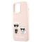 KARL LAGERFELD Karl Lagerfeld Karl & Choupette Magsafe Skal iPhone 13 Pro Max - Ljus Rosa