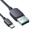 Joyroom Joyroom USB-C till USB-A kabel 3A 1.2m - Svart