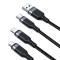 Joyroom Joyroom 3in1 USB-A till USB-C Lightning microUSB kabel 1.2m