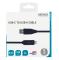 UTGATT1 Deltaco USB-A till USB-C Kabel 0.5m 3A - Svart