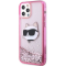 KARL LAGERFELD Karl Lagerfeld Mobilskal till iPhone 12/12 Pro Choupette's Head - Rosa