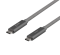 UTGATT1 Deltaco Super USB-C till USB-C Kabel 100W 1m - Rymd Grå