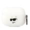 KARL LAGERFELD Karl Lagerfeld AirPods Pro Skal Silicone Choupette Head 3D - Vit