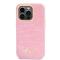 Guess GUESS iPhone 14 Pro Skal Croco Collection - Rosa