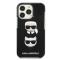 KARL LAGERFELD KARL LAGERFELD iPhone 13 Pro Max Skal Karl & Choupette Head - Svart
