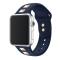 OEM Apple Watch 4/5/6/7/8/SE/Ultra (49/45/44/42mm) Band Rivet Silikon - Blå