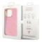 Guess GUESS iPhone 14 Pro Skal Croco Collection - Rosa