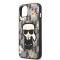 KARL LAGERFELD Karl Lagerfeld iPhone 13 mini Skal Flower Ikonik Karl - Grå