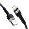 Wozinsky Wozinsky USB-A till Lightning kabel 2.4A 1m - Svart