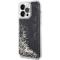 Guess Guess Mobilskal till iPhone 14 Pro Liquid Glitter Marble - Svart