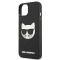KARL LAGERFELD Karl Lagerfeld 3D Rubber Choupette Skal iPhone 13 Mini - Svart