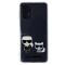 UTGATT4 Karl Lagerfeld Skal Galaxy A32 5G Karl & Choupette - Transparent