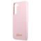 Guess Guess Silicone Script Metal Logo Skal Galaxy S22 Plus - Lavender