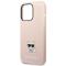 KARL LAGERFELD Karl Lagerfeld iPhone 14 Pro Skal Silicone Choupette Body - Rosa