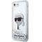 KARL LAGERFELD Karl Lagerfeld iPhone 7/8/SE (2020/2022) Skal Liquid Glitter Head - Silver