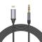 Tech-Protect Tech-Protect Lightning To Aux Mini (3.5mm) Kabel 100 cm Svart