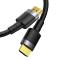 BASEUS Baseus Cafule HDMI 2.0 kabel 4K 60 Hz 3D 18 Gbps 3 m - Svart