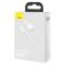 BASEUS Baseus Superior USB-A till Lightning kabel 1.5m - Vit