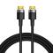 BASEUS Baseus Cafule HDMI 2.0 kabel 4K 60 Hz 3D 18 Gbps 3 m - Svart