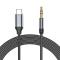 Tech-Protect Tech-Protect USB-C To Aux Mini (3.5mm) Kabel 120 cm Svart