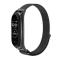 OEM Xiaomi Mi Smart Band 5/6/7 Armband Nylon 05 - Svart