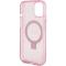 Guess Guess Mobilskal till iPhone 15/14 Plus Magsafe Ringställ Script Glitter - Rosa