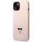 KARL LAGERFELD Karl Lagerfeld iPhone 14 Plus Skal Silicone Choupette Body - Ljusrosa