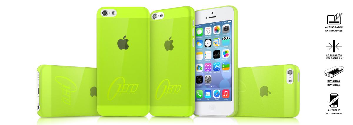 ItSkins ITSkins Zero 3 Skal till Apple iPhone 5C (Grön) + Skärmskydd