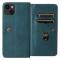 OEM iPhone 14 Plus Plånboksfodral KT PU Läder - Grön