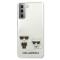 KARL LAGERFELD Karl Lagerfeld Skal Galaxy S21 Plus Karl & Choupette - Transparent