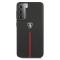 Ferrari Ferrari Skal Galaxy S21 Plus Off Track Leather Nylon Stripe - Svart