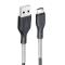 Forcell Forcell Carbon USB Till Micro USB Kabel 1m - Svart