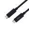 UTGATT1 Deltaco Gen3 USB-C till USB-C 5A Kabel 0.8m 240W - Svart
