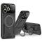 OEM Mobilskal till iPhone 15 Plus Magsafe Ringhållare Kickstand - Svart
