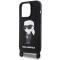 KARL LAGERFELD Karl Lagerfeld Mobilskal till iPhone 15 Pro Max Crossbody Silikon