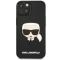 KARL LAGERFELD Karl Lagerfeld iPhone 14 Plus Skal 3D Rubber Karl`s Head - Svart