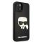 KARL LAGERFELD Karl Lagerfeld iPhone 14 Plus Skal 3D Rubber Karl`s Head - Svart