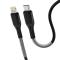 Forcell Forcell Carbon USB-C till Lightning kabel 27W 1m - Svart